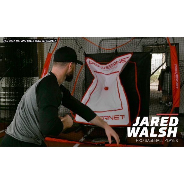 PowerNet Baseball & Softball Hitting Pad - Durable Training Aid for Batting Practice, Fielding Drills & Coaching - Perfect for Indoor & Outdoor Use