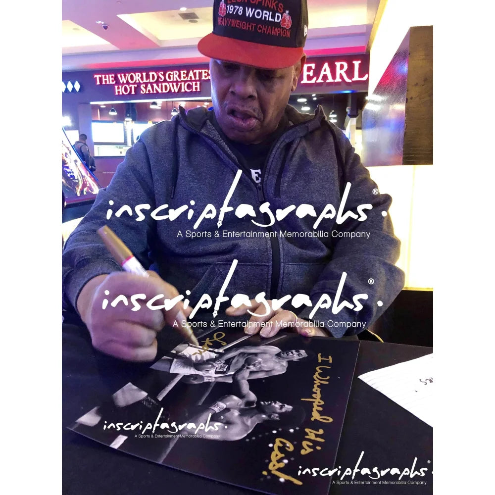 Leon Spinks Autographed 8x10 Photo - Signed 