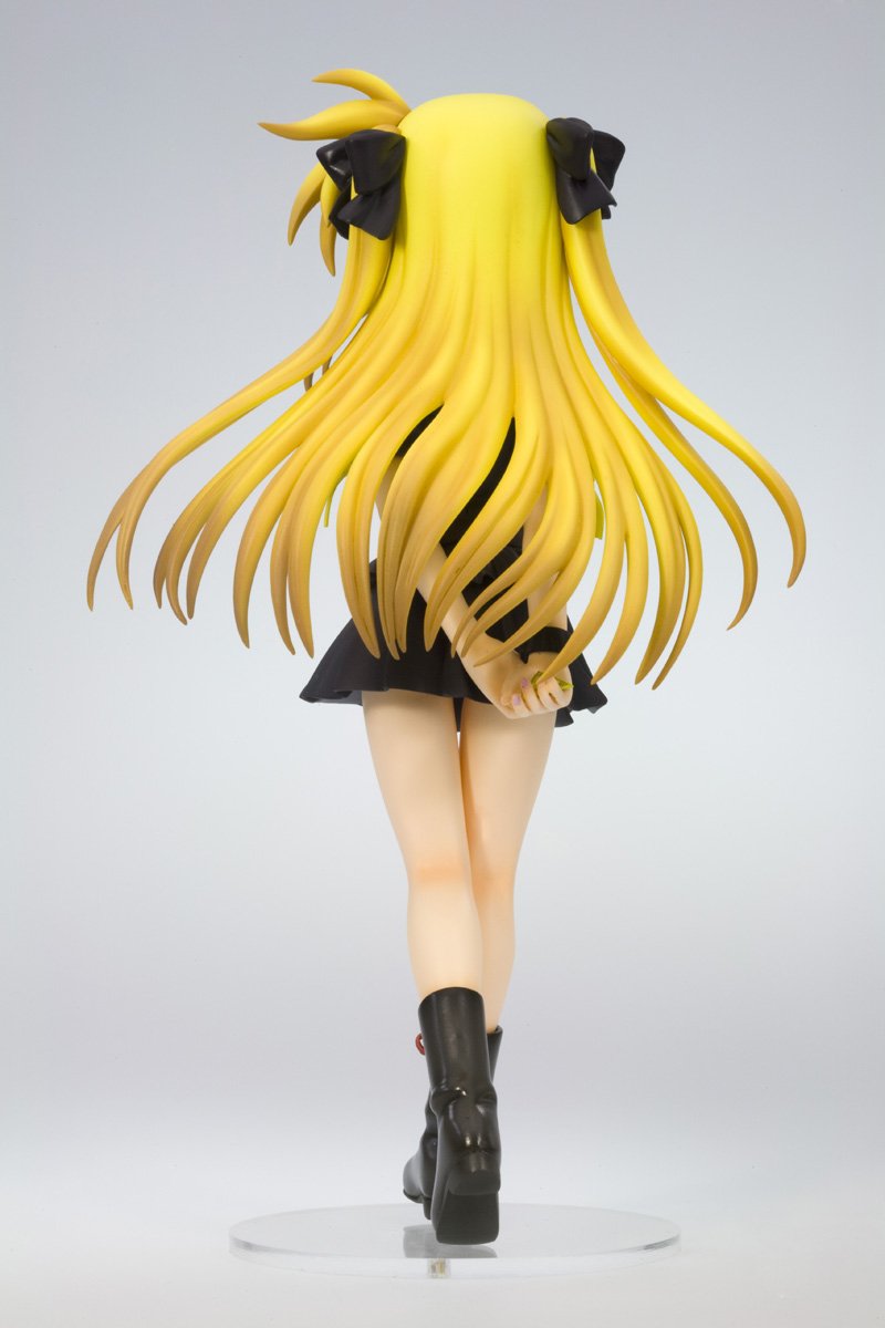 Fate Testarossa 1/8 Scale PVC Figure - Casual Wear Outfit - Magical Girl Lyrical Nanoha The Movie - Anime Collectible for Display & Decor