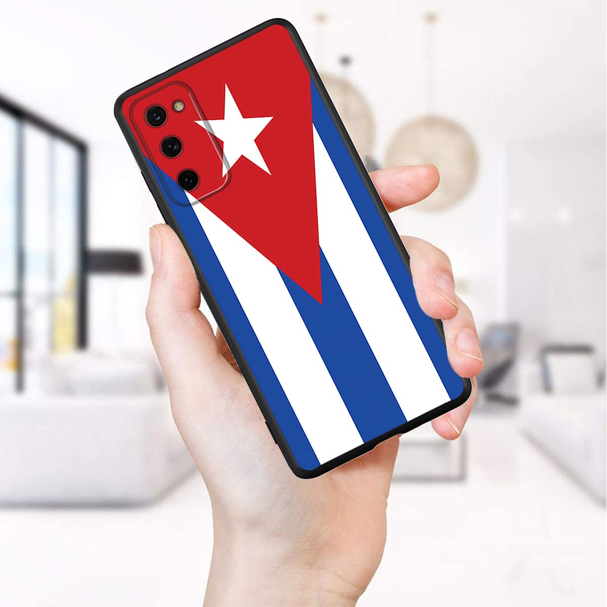 Samsung Galaxy S20 FE 5G Case - Cuban Flag TPU Shockproof Cover for Daily Protection