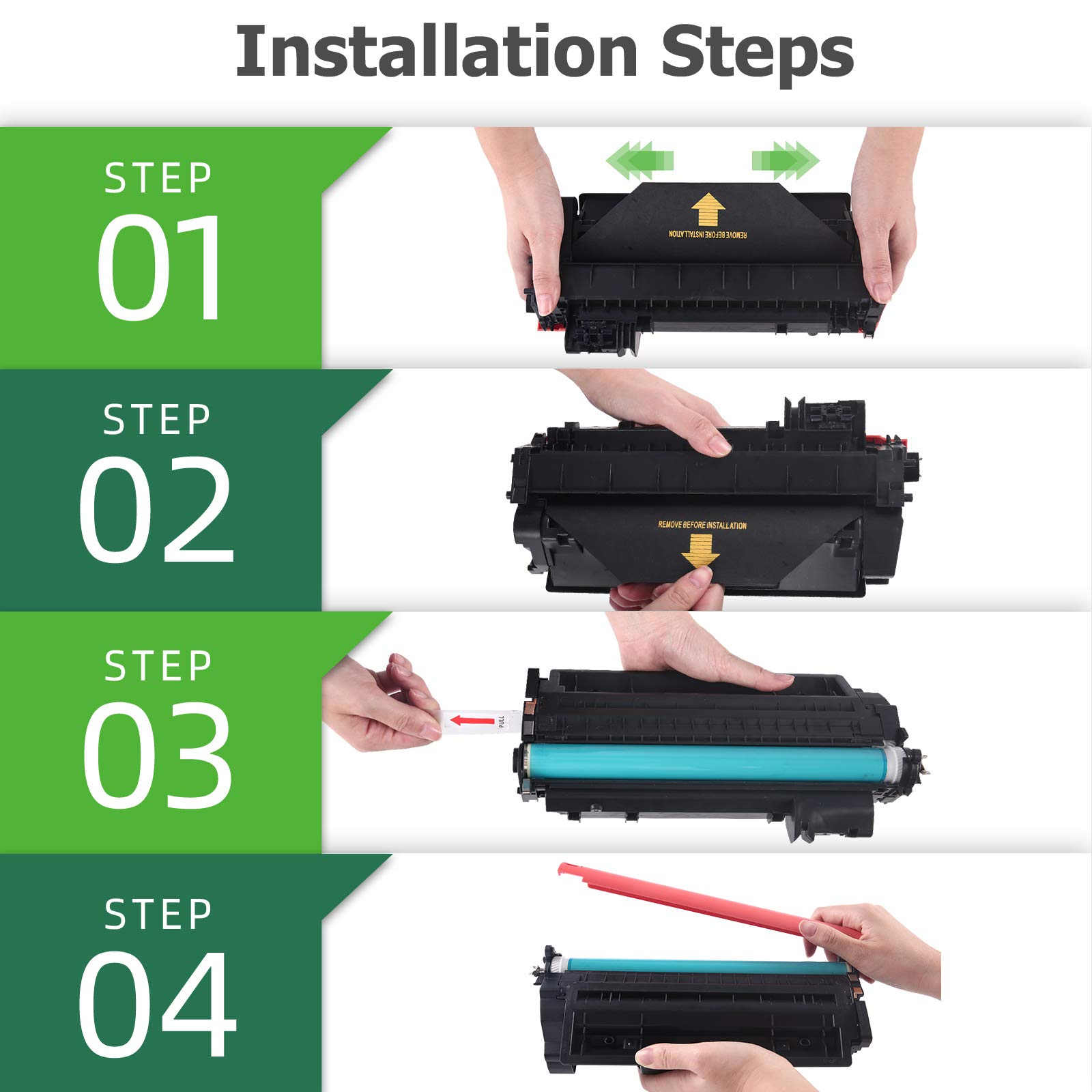 Compatible HP 05A CE505A Toner Cartridge Replacement for HP P2035 P2055DN P2035N Printers - High Yield Black (1-Pack) - Perfect for Home Office & Small Business Printing Needs
