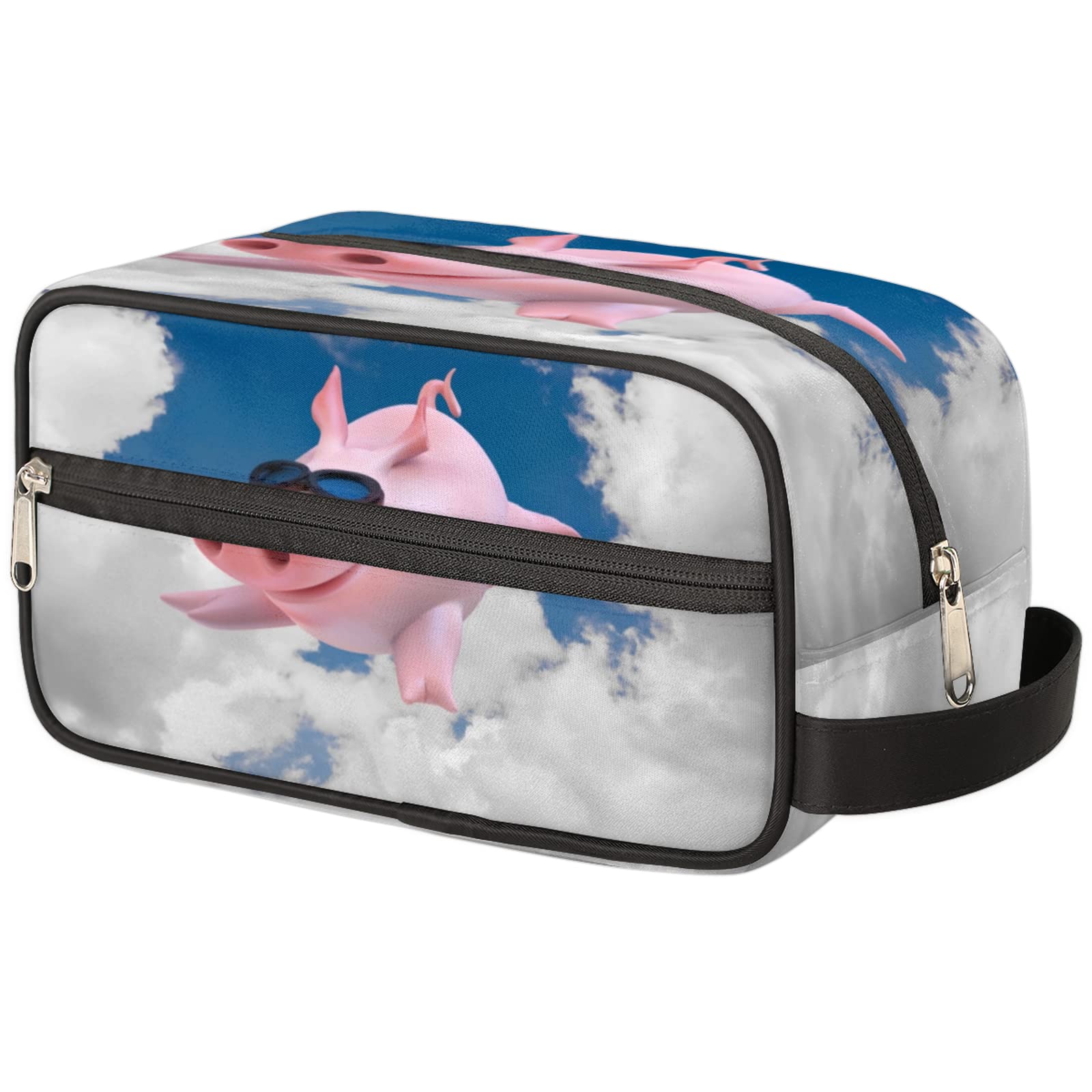 Waterproof Travel Toiletry Bag for Women & Men - Large Capacity Cosmetic Organizer, Makeup & Shaving Kit - Lightweight Dopp Kit for Toiletries, Cosmetics & Grooming Accessories - Perfect for Airplane, Camping & Business Trips