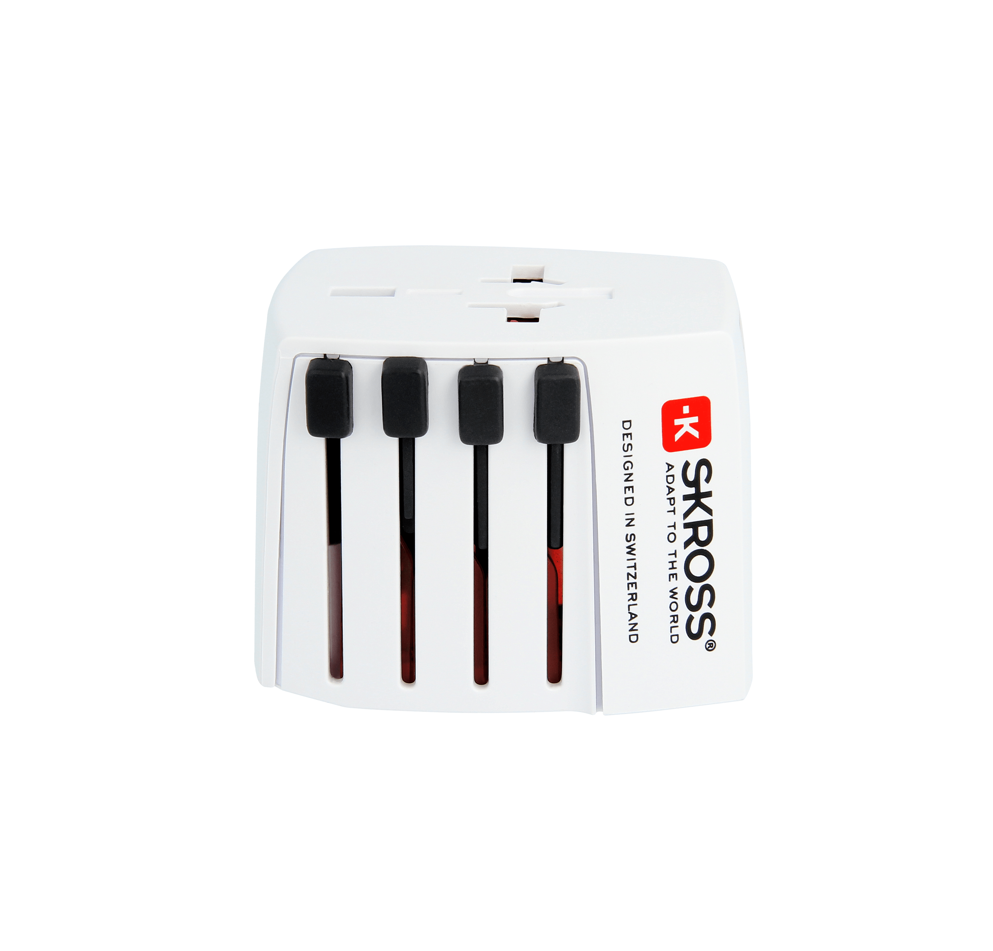 Skross MUV USB Travel Adapter - Universal USB Charger for iPhone, Android, Laptop - Perfect for International Travel, Business Trips & Hotels