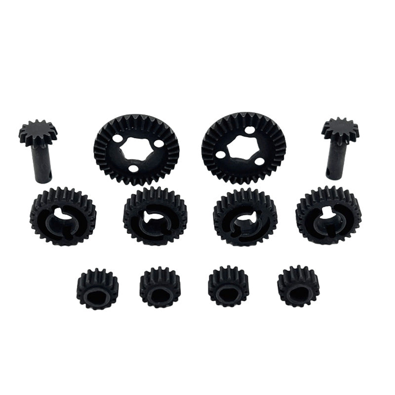 MJX Hyper Go H12Y/H12Y+ Upgrade Kit - Hardened Front & Rear Axle Gears with Door Bridge Cover Gears - Perfect for RC Car Enthusiasts & Off-Road Racing