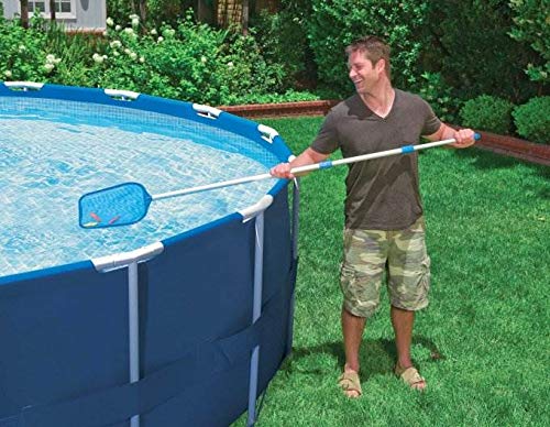 Intex 26165EH 15ft x 42in Easy Set Inflatable Above Ground Swimming Pool Set with Filter Pump, Ladder, Cover & Maintenance Kit - Perfect for Backyard, Family Fun, Summer Cooling and Outdoor Parties