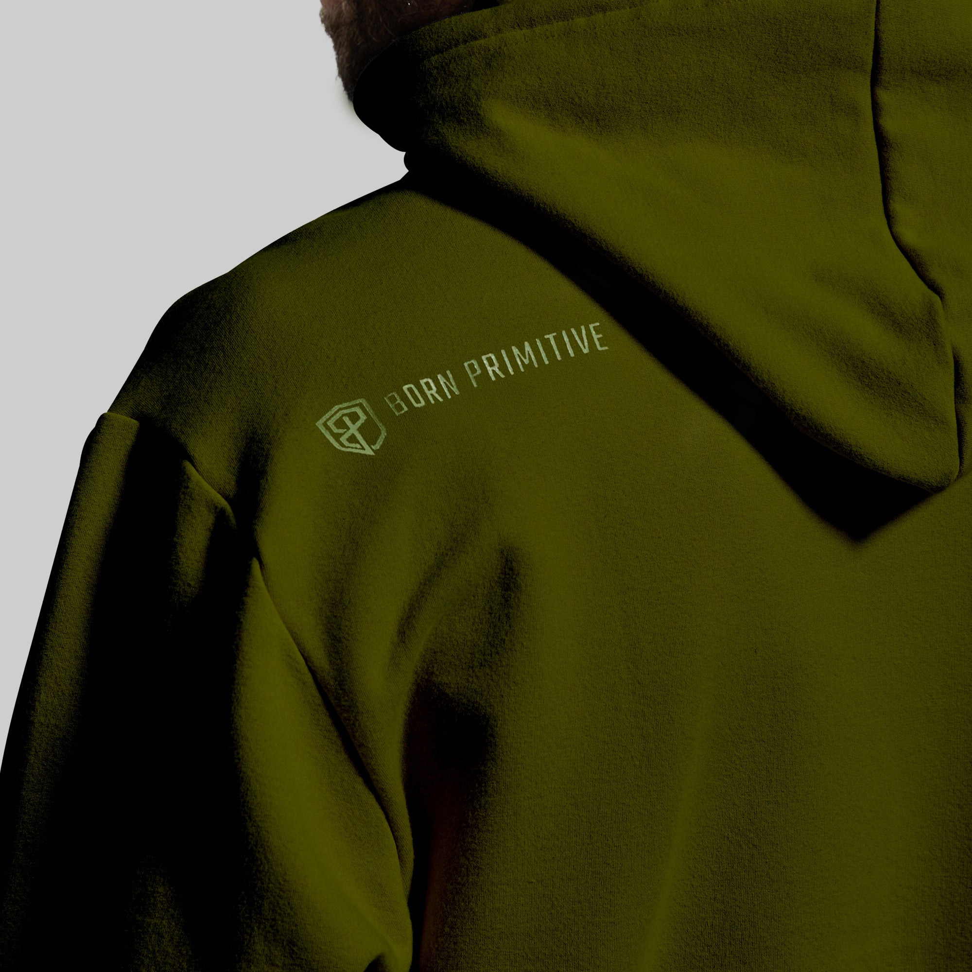 Men's Unmatched Hoodie - Military Green | Premium Cotton Pullover Sweatshirt for Casual Wear, Gym & Outdoor Activities
