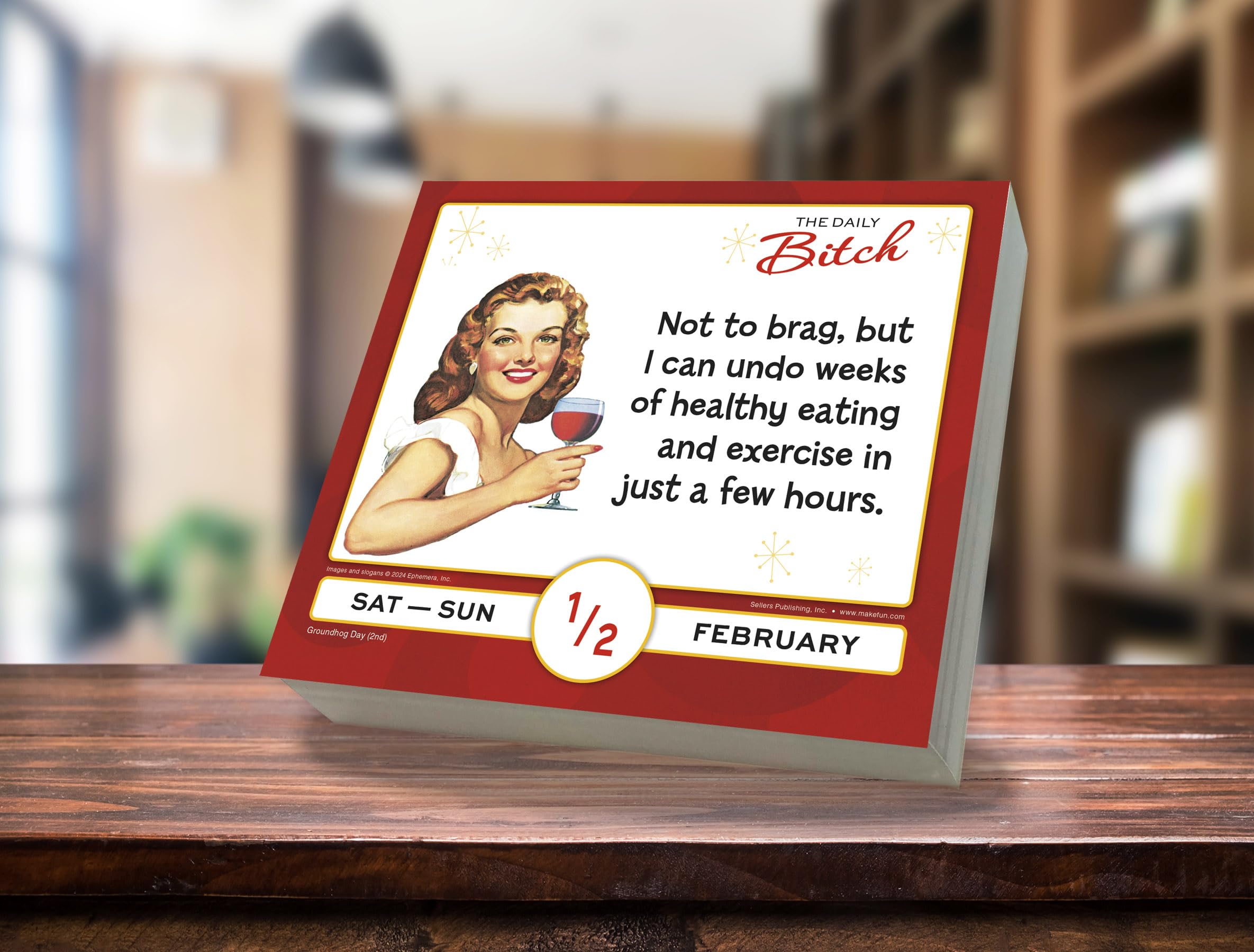 The Daily B 2025 Boxed Daily Desk Calendar - Premium Planner & Organizer for Office, Home, School | Perfect for Scheduling, Goal Tracking & Productivity