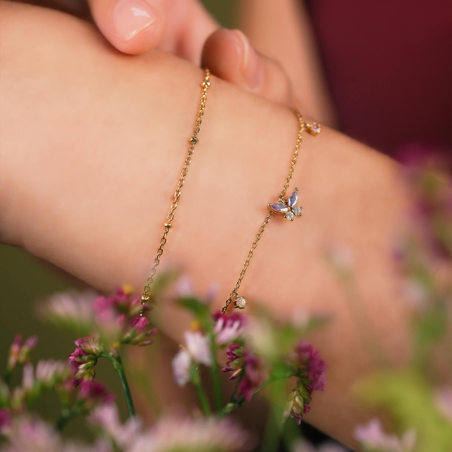 Gold Meadow Bracelet for Women - Elegant Dainty Gold Chain Bracelet for Everyday Wear | Perfect for Gifts, Parties & Special Occasions