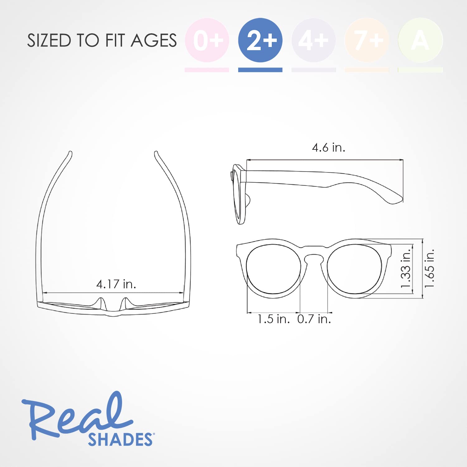 Unbreakable Kids Sunglasses UV 400 Protection - Shatterproof & Flexible Frame Sunglasses for Boys & Girls - Perfect for Beach, Swimming, Outdoor Play & Summer Activities