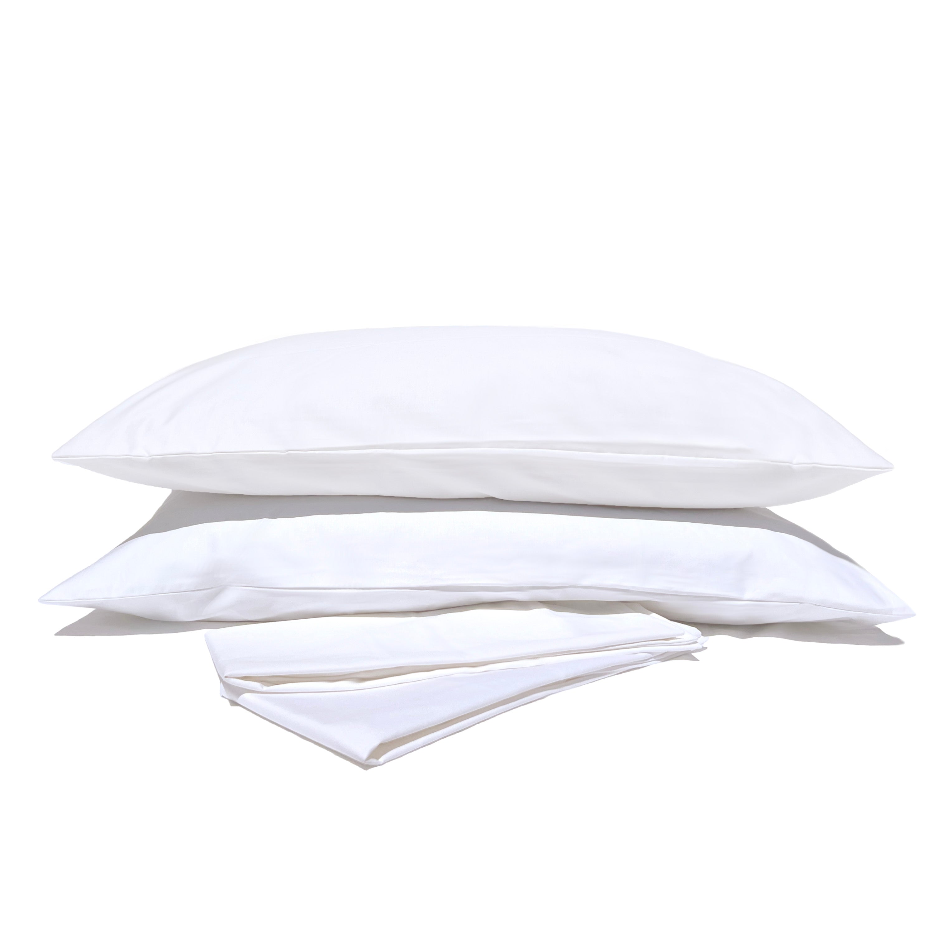 Premium Pillowtex Pillowcase Set - 80% Cotton 20% Polyester, 300 Thread Count for Ultimate Comfort - Perfect for Bedroom, Hotel, and Travel Use