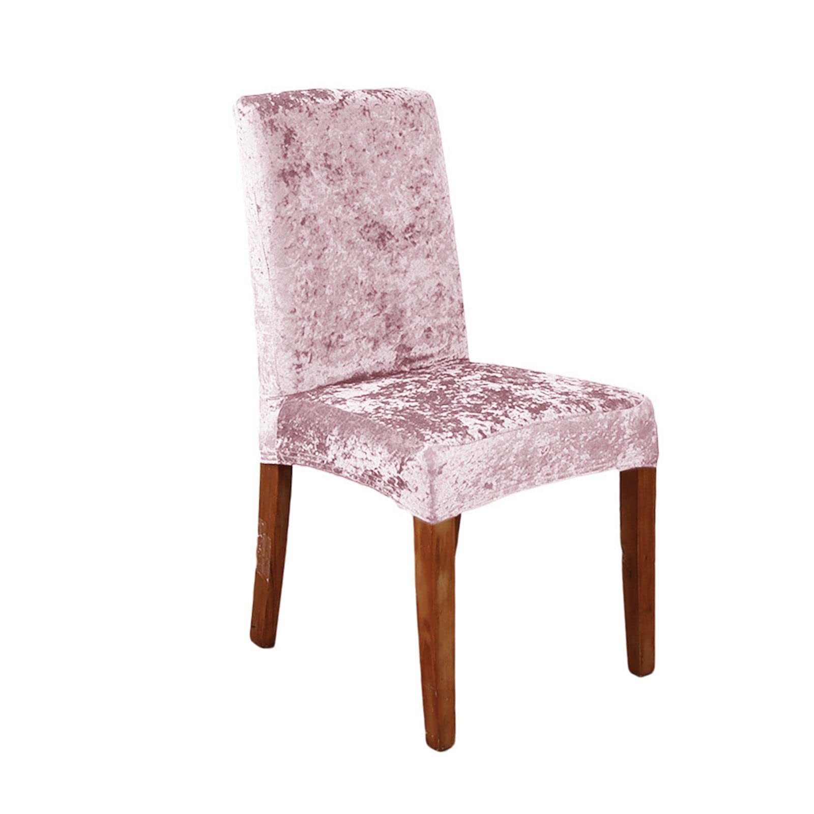 Velvet Stretch Dining Chair Covers - Washable, 1-6 Pcs - For Kitchen, Living Room, Hotel