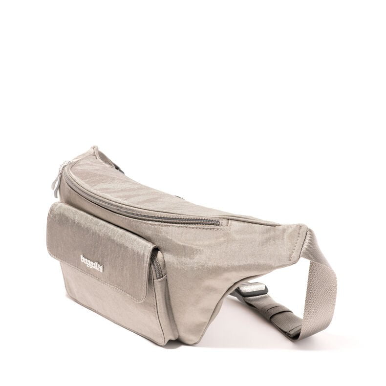 Baggallini Modern Everywhere Belt Bag Sling - Adjustable Waist Strap (28-32.5 Inches) - Hands-Free Crossbody Bag for Travel, Shopping & Outdoor Activities