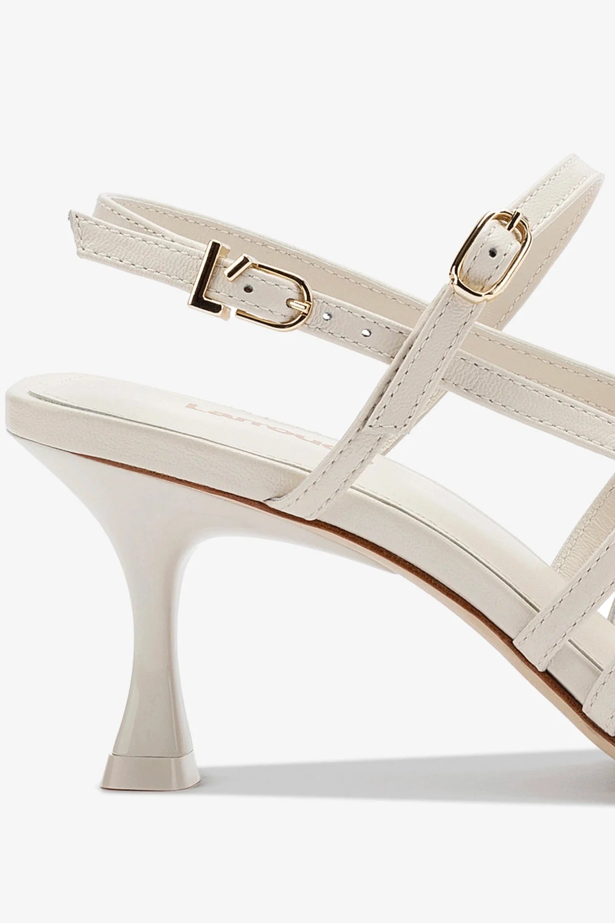 Leandra Ivory Leather Sandals for Women - Comfortable & Stylish Summer Casual Shoes for Beach, Walking, and Outdoor Activities