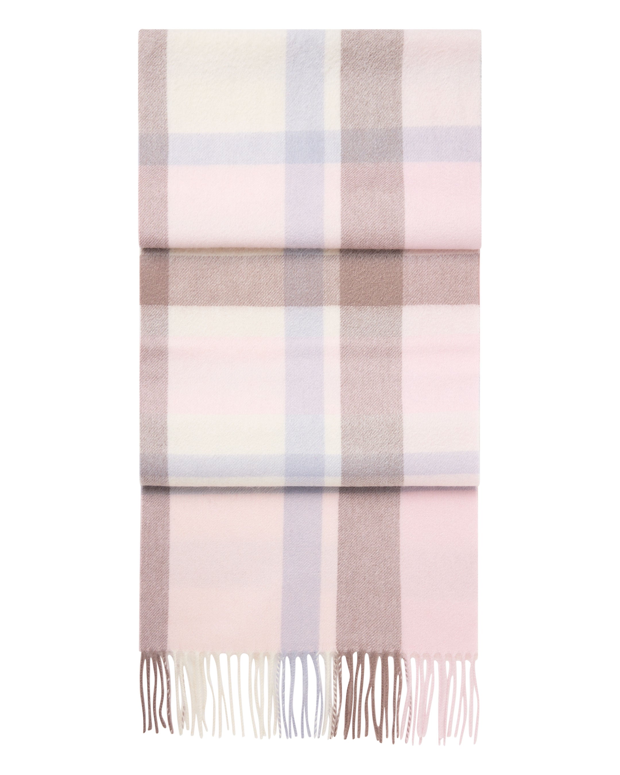 Premium Unisex Cashmere Check Scarf - Soft Oatmeal & Grey Plaid Pattern - Warm Winter Fashion Accessory for Men & Women - Perfect for Office, Travel and Outdoor Activities