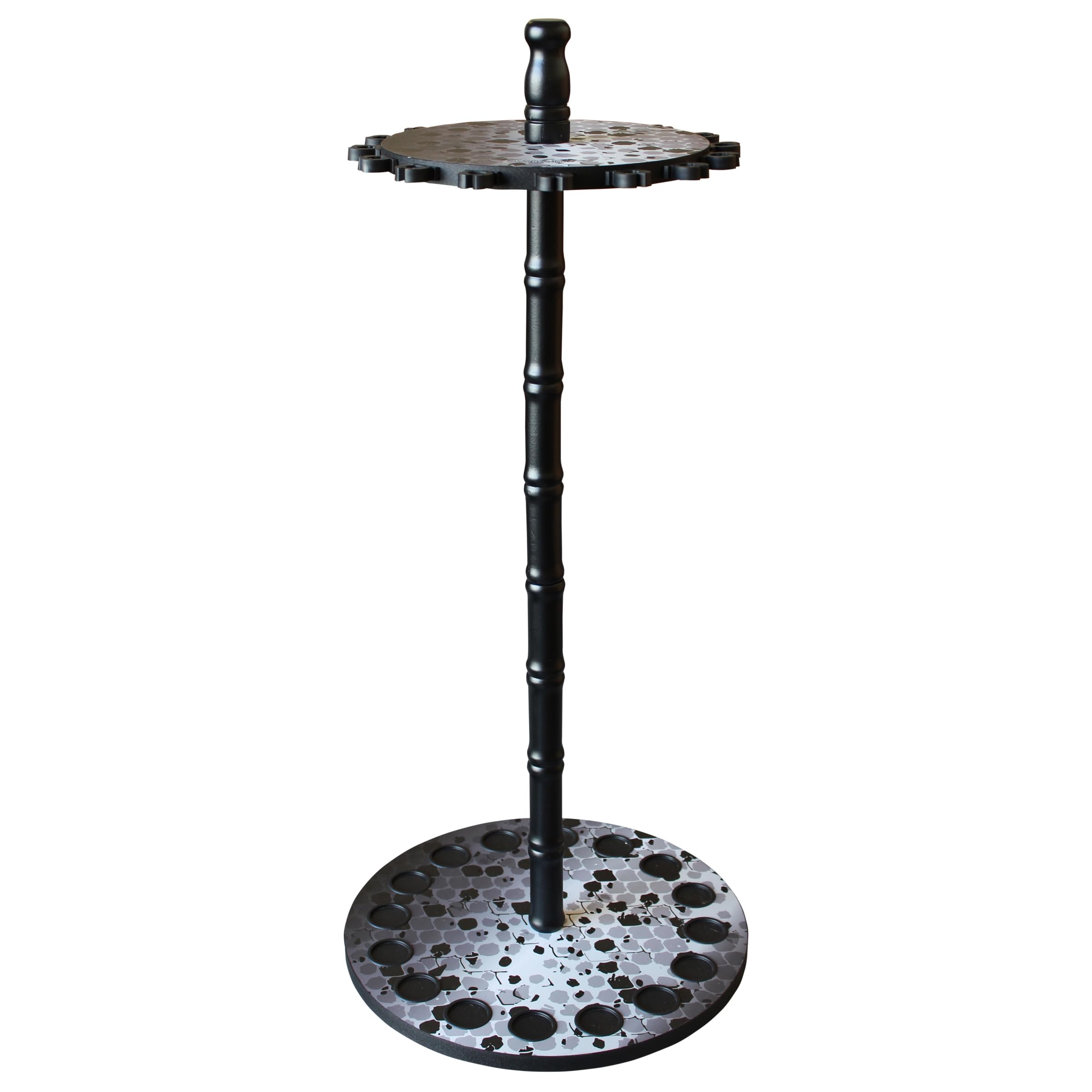 Rush Creek Creations 16-Slot Round Spinning Rod Holder for Fishing Poles, Gear & Accessories - Garage Storage Organizer for Anglers | Perfect for Boat, Garage & Tackle Room Organization