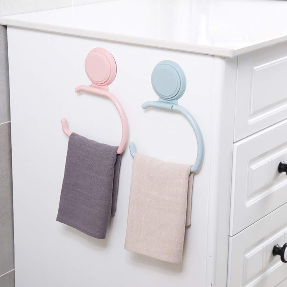 Cabilock 1-Piece Suction Cup Bathroom Tissue Holder - No Nails Wall Mount Toilet Paper Roll Dispenser - Prevents Paper Towels from Falling - Perfect for Small Bathrooms, RVs & Apartments