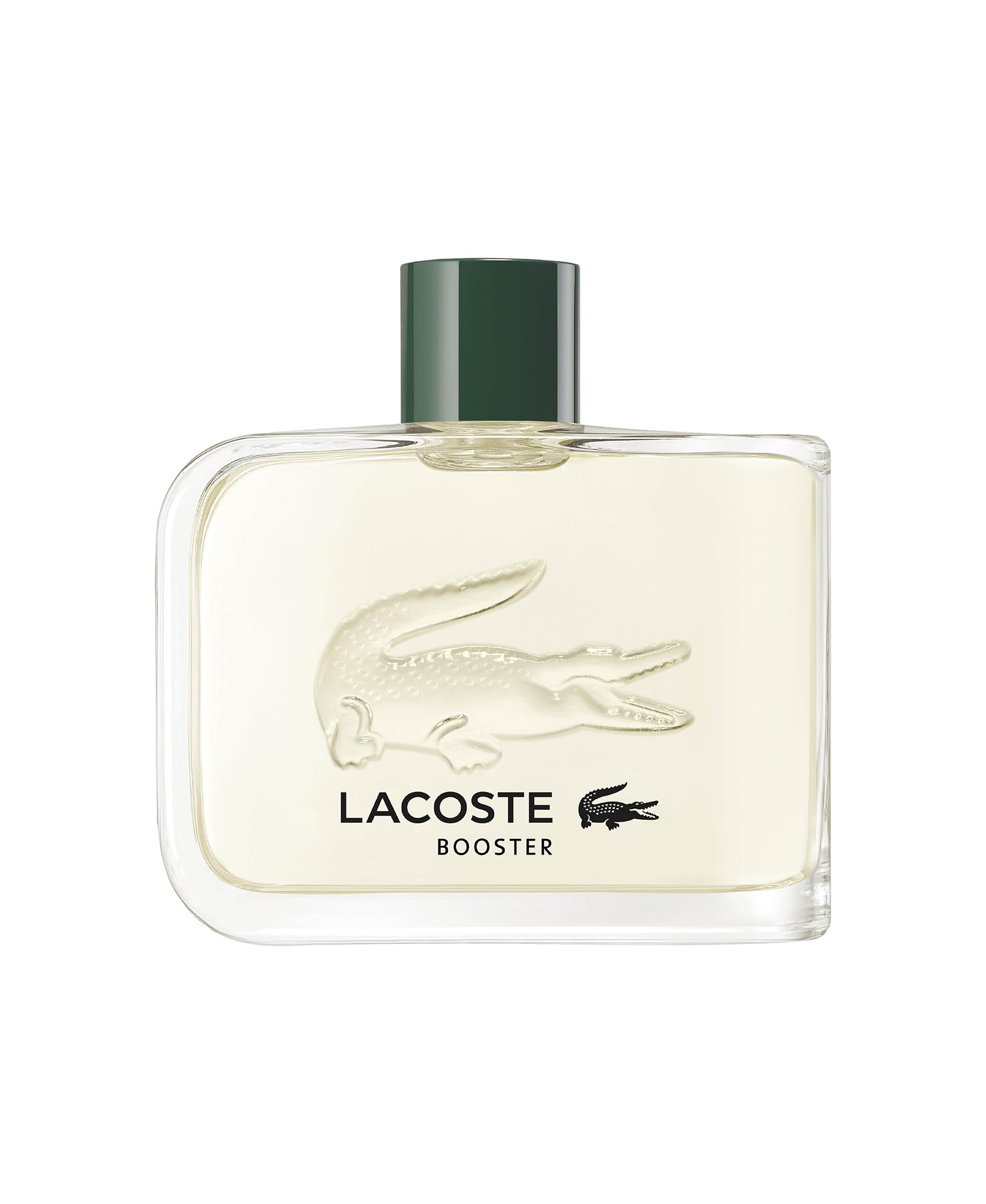 Lacoste Booster Eau de Toilette for Men - Long Lasting Citrus & Herbal Cologne with Orange, Lavender & Vetiver Notes - 4.3 oz Fougere Aromatic Fragrance - Perfect for Daily Wear & Special Occasions