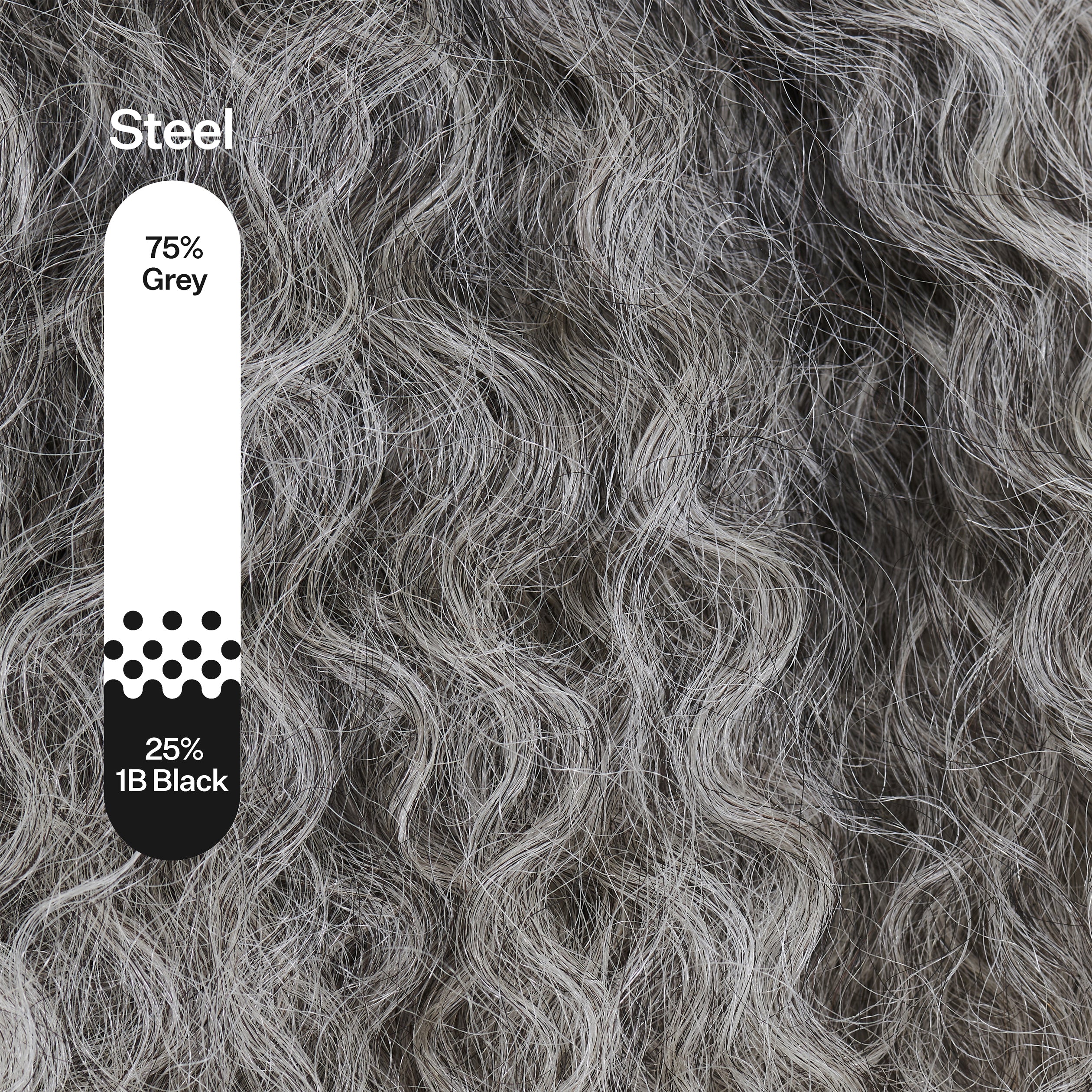 GreyScale Spring Fling Clip-in Hair Extensions - Natural Looking Human Hair Extensions for Volume & Length - Perfect for Parties, Weddings & Everyday Styling