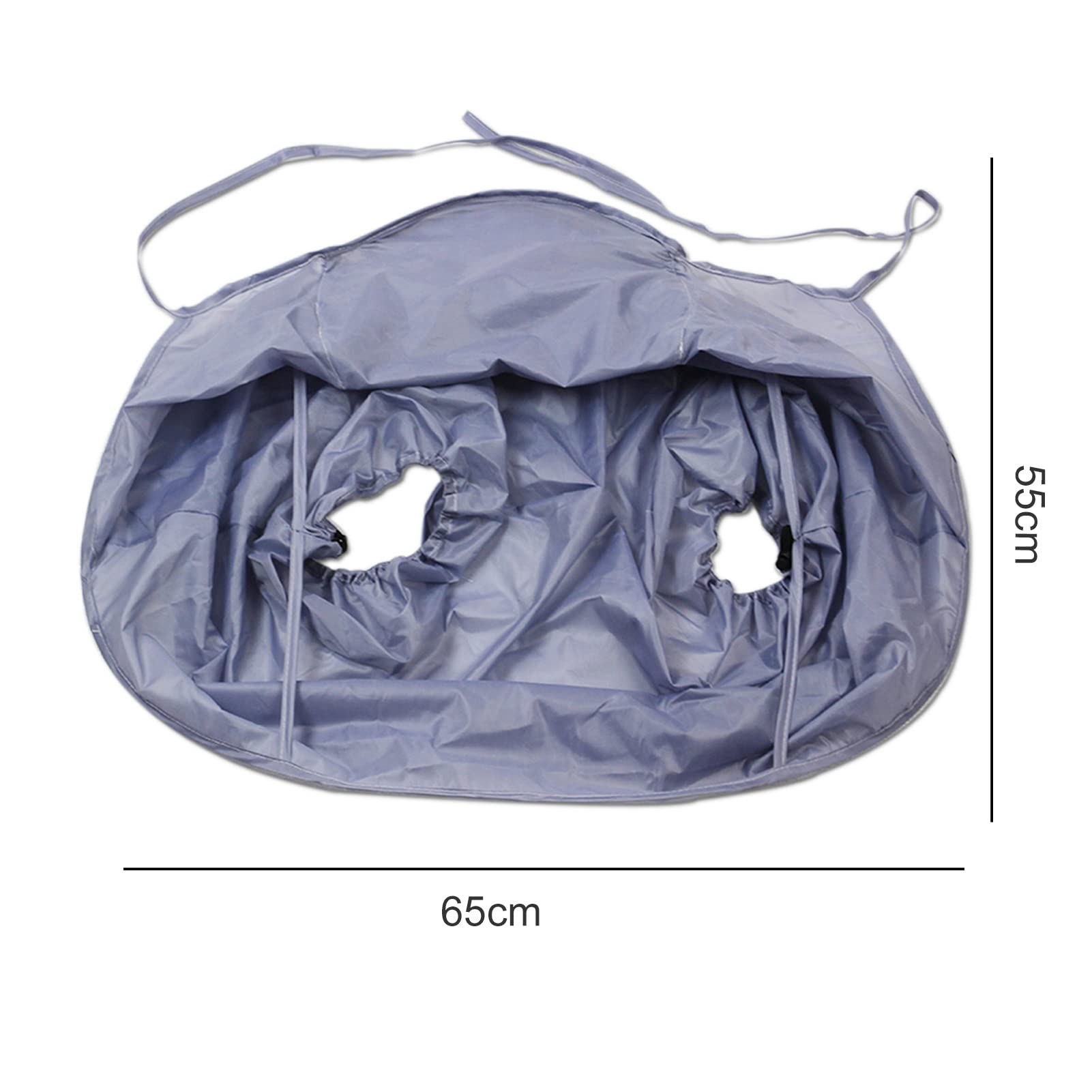 Disposable Hair Cutting Capes for Women & Men - Waterproof Scrotal & Private Area Hair Shaving Bibs - Ideal for Grooming, Waxing & Personal Care