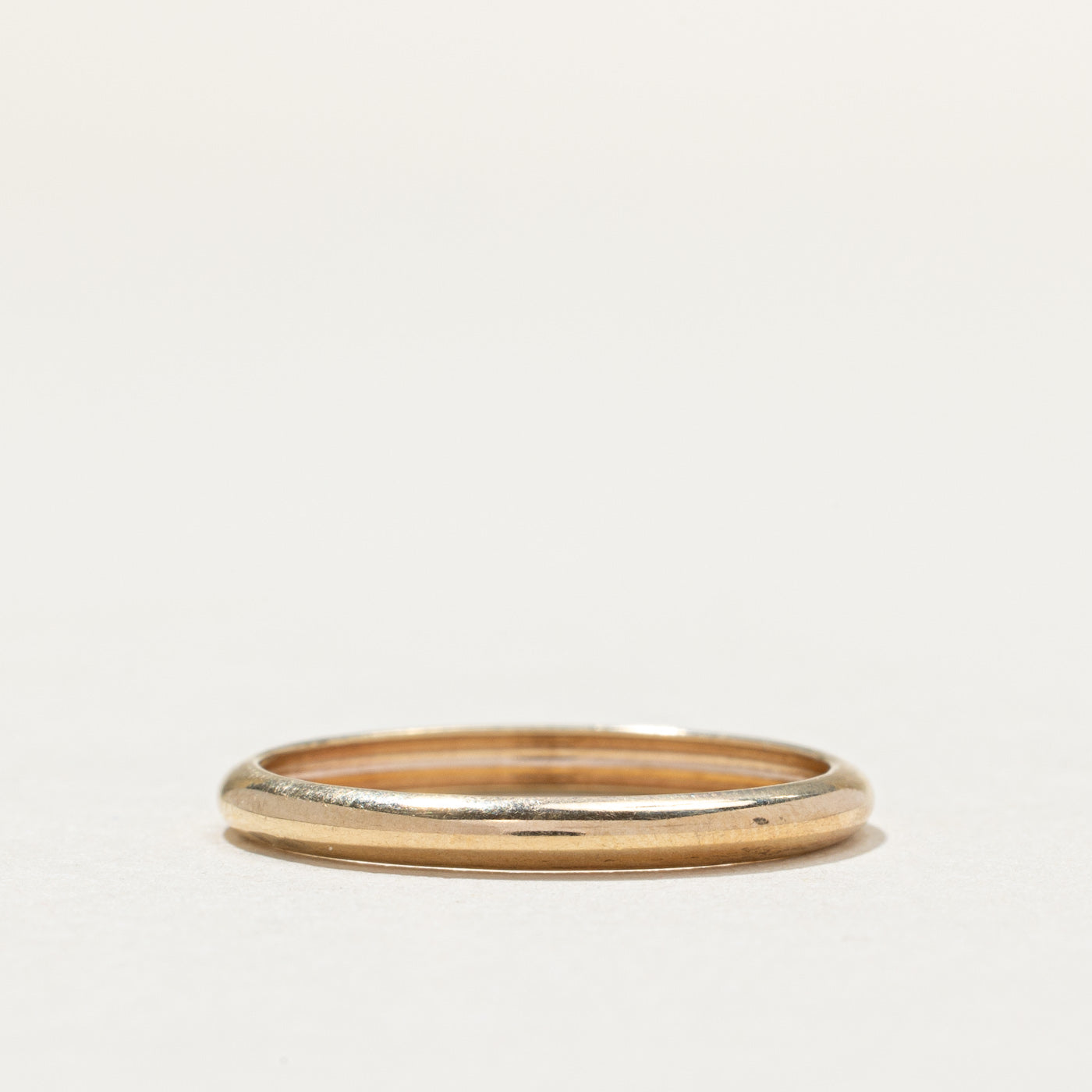 10K Yellow Gold Wedding Band Ring for Women - 2.3mm Thin Comfort Fit Size 8 - Perfect for Engagement, Anniversary & Everyday Wear