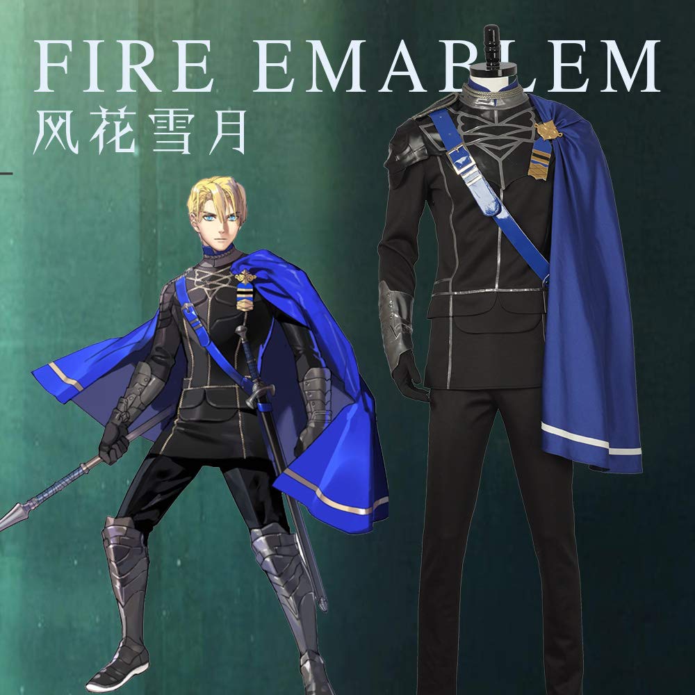 Dimitri Alexandre Blaiddyd Cosplay Costume from Fire Emblem: Three Houses - Premium Adult Anime Outfit with Free Badge | Perfect for Conventions, Halloween & Cosplay Events