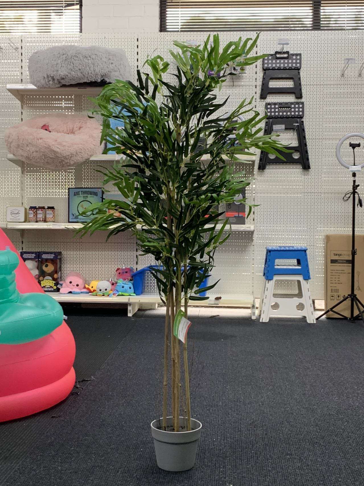 120cm Artificial Bamboo Plant for Home Decor - Realistic Fake Potted Bamboo Tree for Living Room, Office, and Indoor Spaces