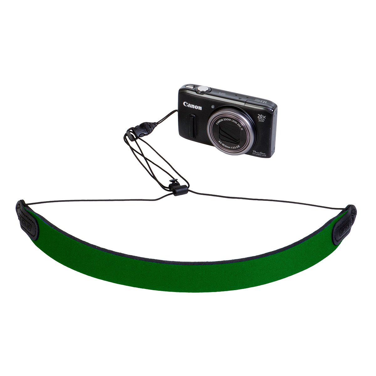 OP/TECH USA Mini Loop Strap - Quick Disconnect (QD) Camera Strap for DSLR & Mirrorless Cameras - Durable & Comfortable Shoulder Strap (Forest Green) - Perfect for Travel, Hiking & Outdoor Photography