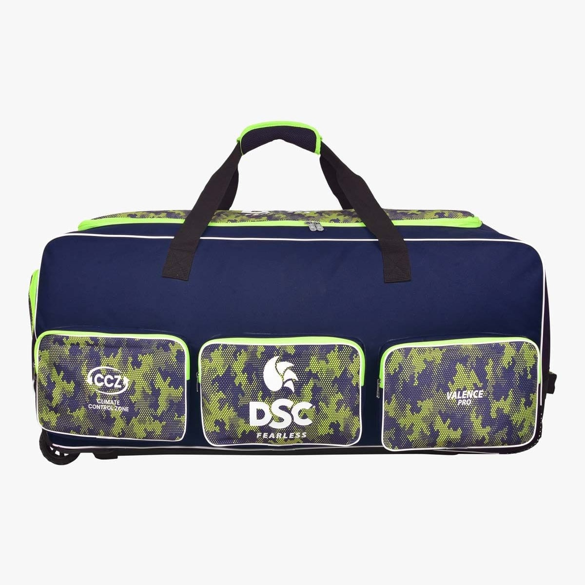 DSC Valence Camo Pro Wheels Cricket Bag - Waterproof Cricket Equipment Bag with Wheels for Easy Transport - Perfect for Cricket Matches, Practice & Travel