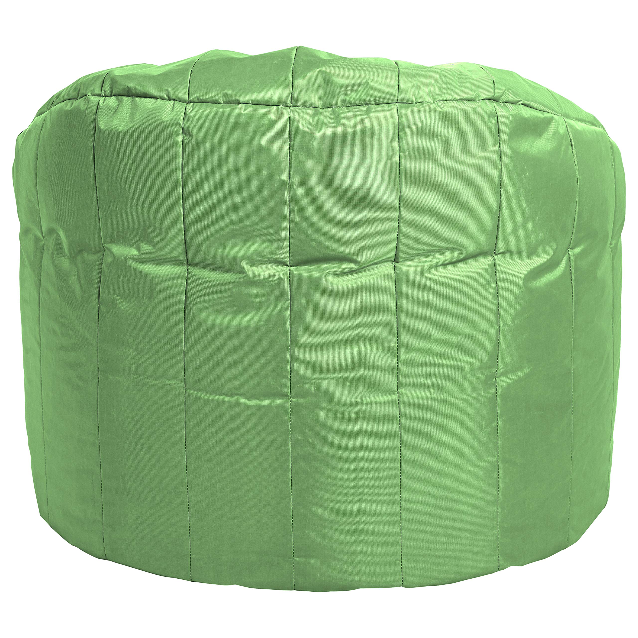 FDP Cali Seashell Bean Bag Chair - Durable, Water-Resistant Oxford Nylon Cover for Kids, Teens & Adults | Tear-Resistant, Easy-Carry Handle | Perfect for Living Rooms, Dorms, Gaming Rooms & Outdoor Use - Grassy Green