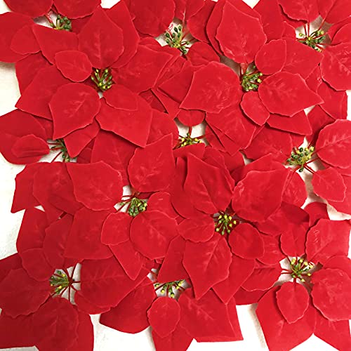 Red Poinsettia 22cm-50pcs