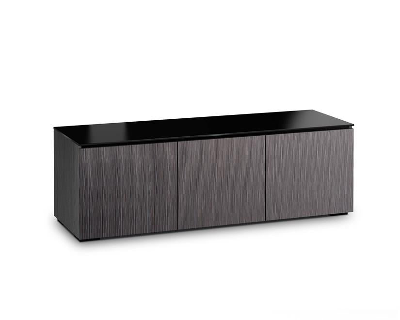 Salamander Seattle 237 Triple Wide Audio Video Cabinet - Textured Gray Oak Finish - Perfect for Home Theater, Living Room & Media Storage