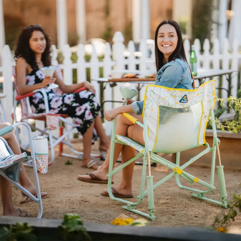 Freestyle Rocker™ - Portable and Adjustable Rocking Chair for Outdoor, Camping, and Relaxation | Perfect for Backyard, Beach, and Travel Use