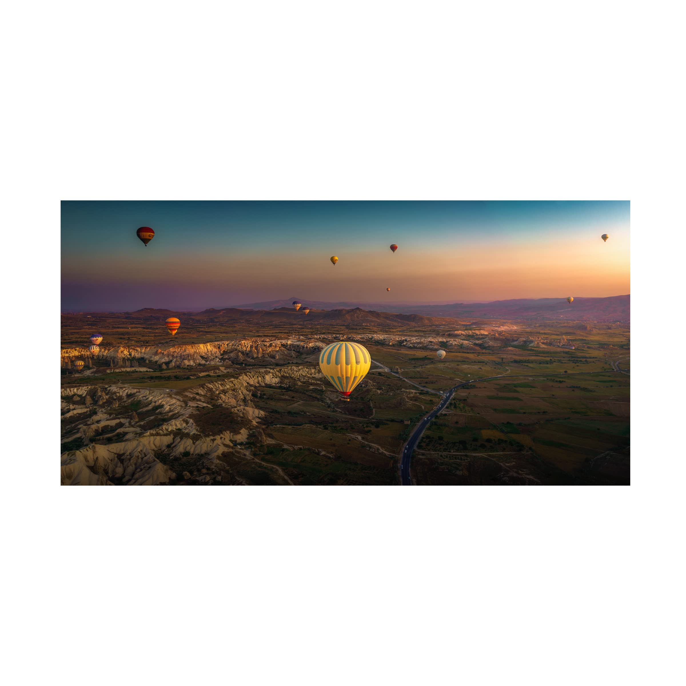 Trademark Fine Art 'Zero Gravity' Canvas Wall Art by Marco Antonio Cobo - Modern Abstract Painting for Living Room, Bedroom & Office Decor