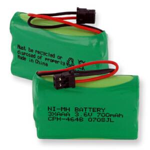 1X3AAA NiMH 700mAh Rechargeable Batteries with B Connector - Perfect for Digital Cameras, Remote Controls, and Electronic Toys