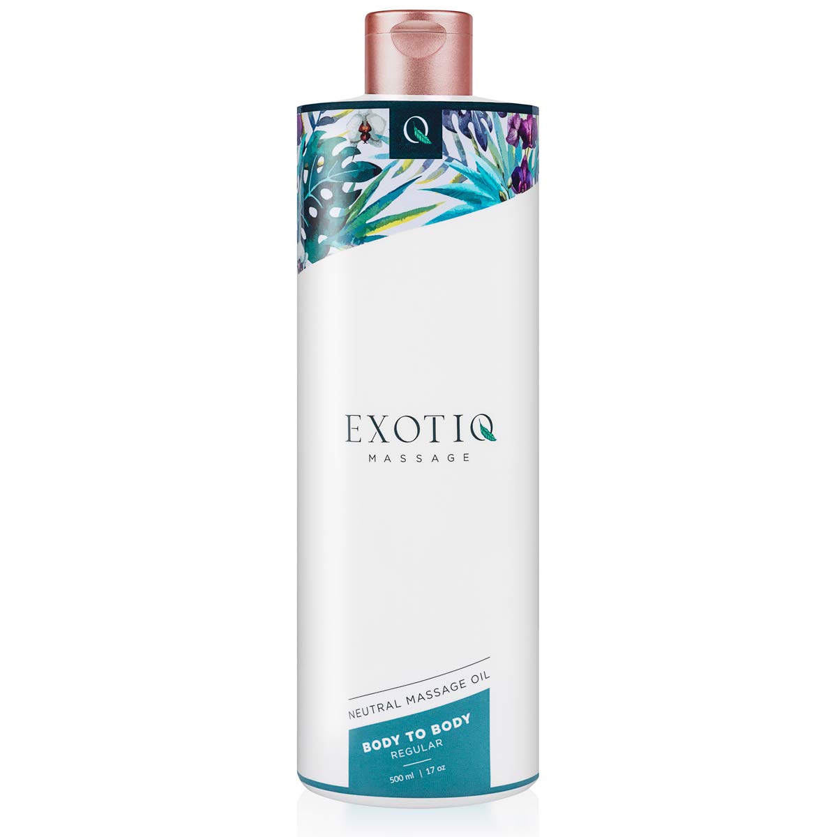Exotiq Neutral Massage Oil for Couples - 500ml Sensual Body Massage Oil for Relaxation & Intimacy - Perfect for Romantic Evenings & Spa Nights at Home