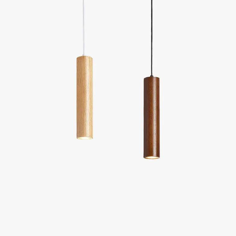 Modern Wooden Pendant Light - Suspended Downlighting for Kitchen Island, Dining Room & Bar Counter | Energy Efficient LED Fixture | Rustic Farmhouse & Industrial Style Ceiling Lighting