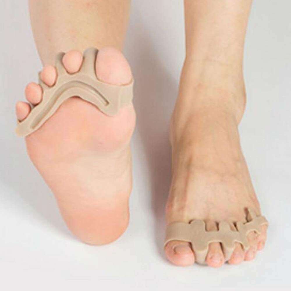 Silicone Toe Separators for Bunion Relief & Hammer Toes Correction - Soft Toe Straightener Spacers for Pain Relief & Comfort - Perfect for Yoga, Running, and Daily Wear