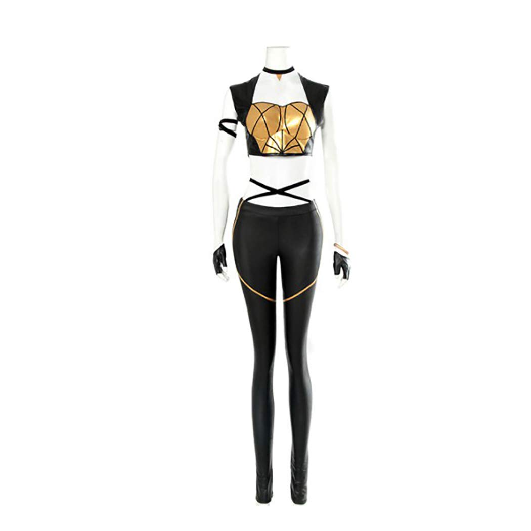 Anime Kesha Cosplay Costume for Women - Faux Leather Bodysuit | Halloween, Comic Con & Themed Party Outfit