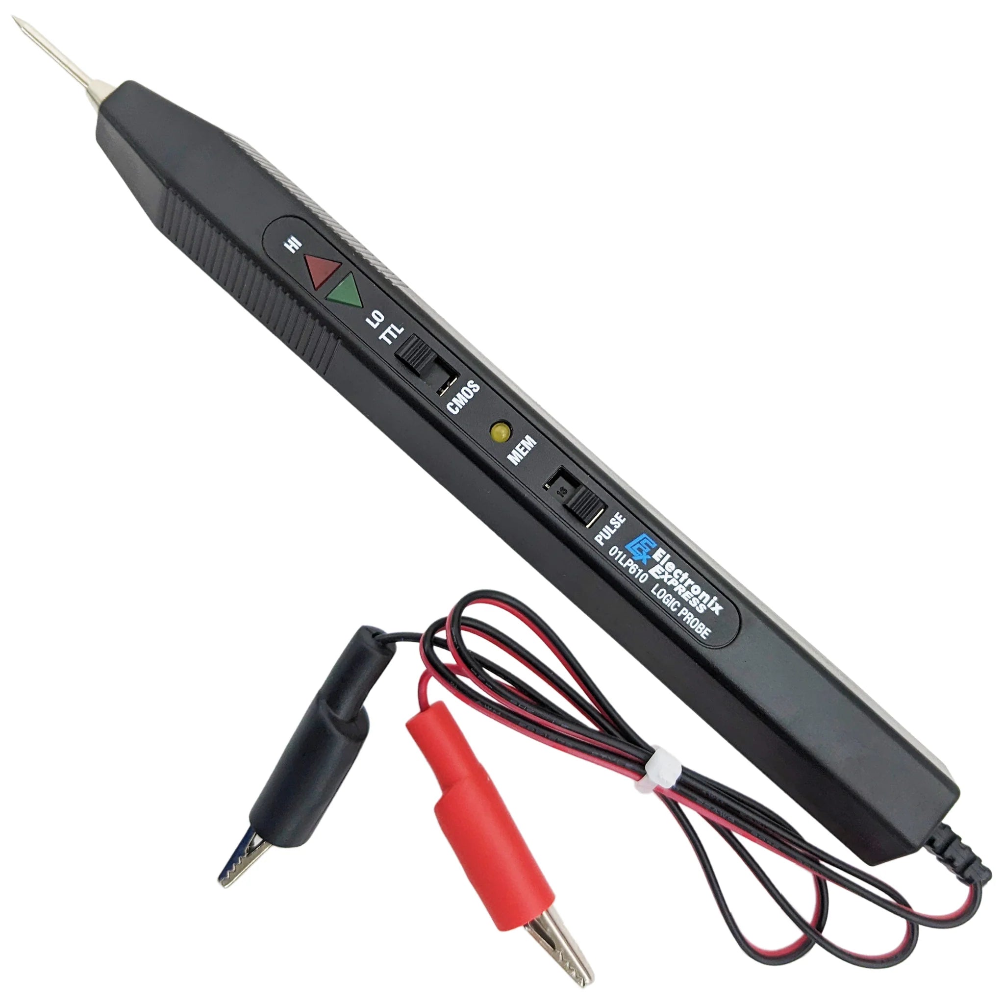 Digital Logic Probe Tester with Audio Beeper - TTL/CMOS Compatible, 20MHz Max Frequency for Electronics Repair & Circuit Debugging (Ideal for Arduino, Raspberry Pi Projects)
