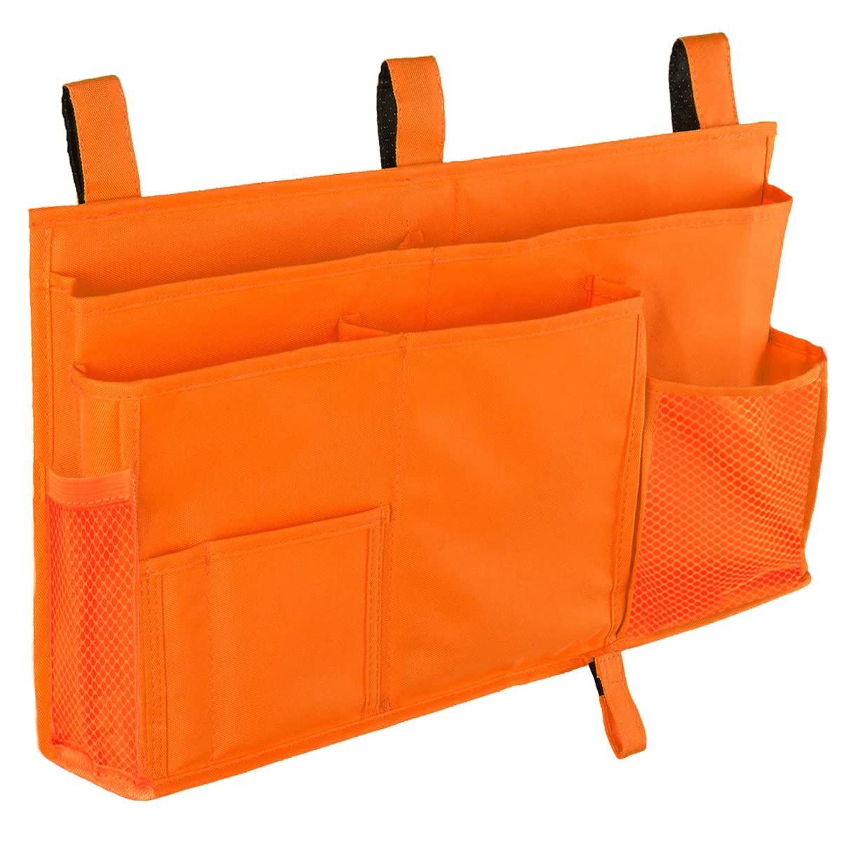 Space-Saving Bunk Bed Organizer - Hanging Storage Caddy with Pockets for Bedside, Dorm, Camp & Hospital Bed Rails - Perfect for Books, Phones & Essentials