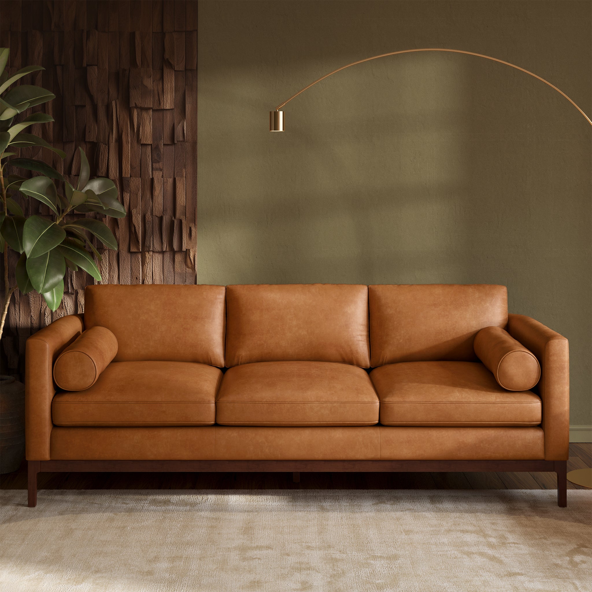 Toscano 89 Sofa - Modern Comfortable Living Room Furniture for Small Spaces | Perfect for Apartments, Condos & Cozy Homes