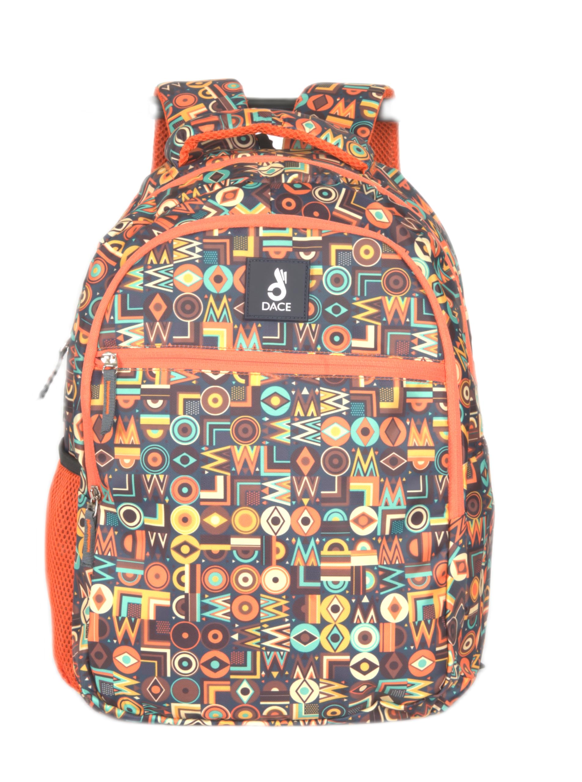 DACE Premium Waterproof Carry On Backpack for Women & Men - Lightweight College Gym Travel Backpack - Small Durable Backpack for Commuting, Hiking & Daily Use (Orange)