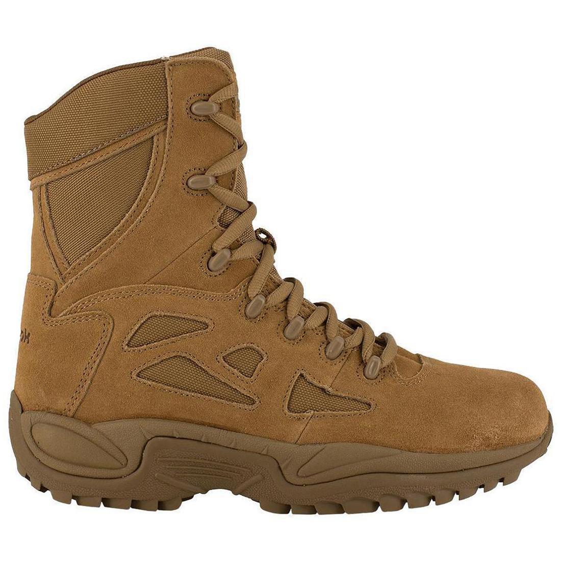 Rapid Response RB Soft Toe Military Boots - Coyote Brown Tactical Footwear for Outdoor Hiking, Work & Combat Training