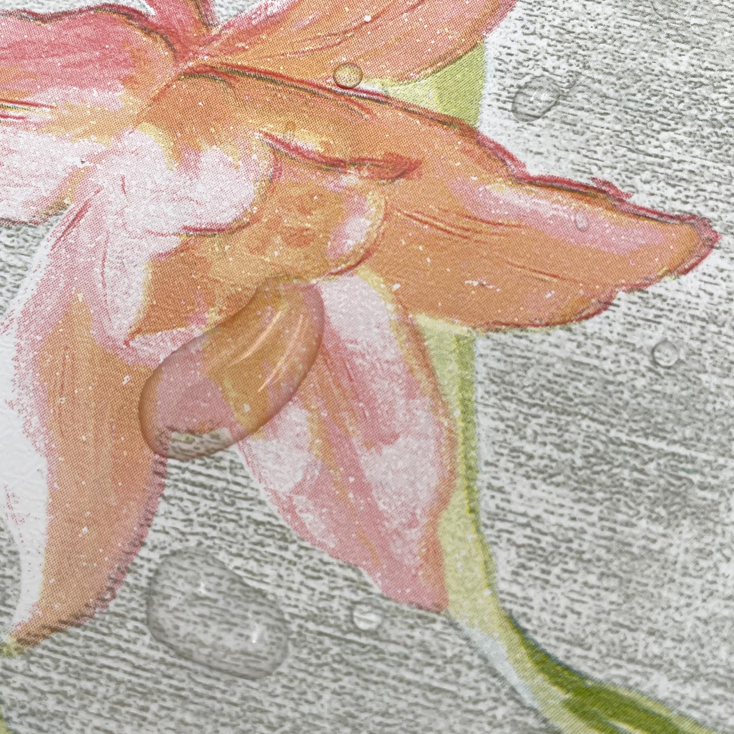 Waterproof Floral Vinyl Shelf Liner - 17.7 x 118 Inches (9.8 Feet) Self-Adhesive Drawer & Cabinet Liner Paper - Perfect for Kitchen, Bathroom, Dresser & Furniture Protection