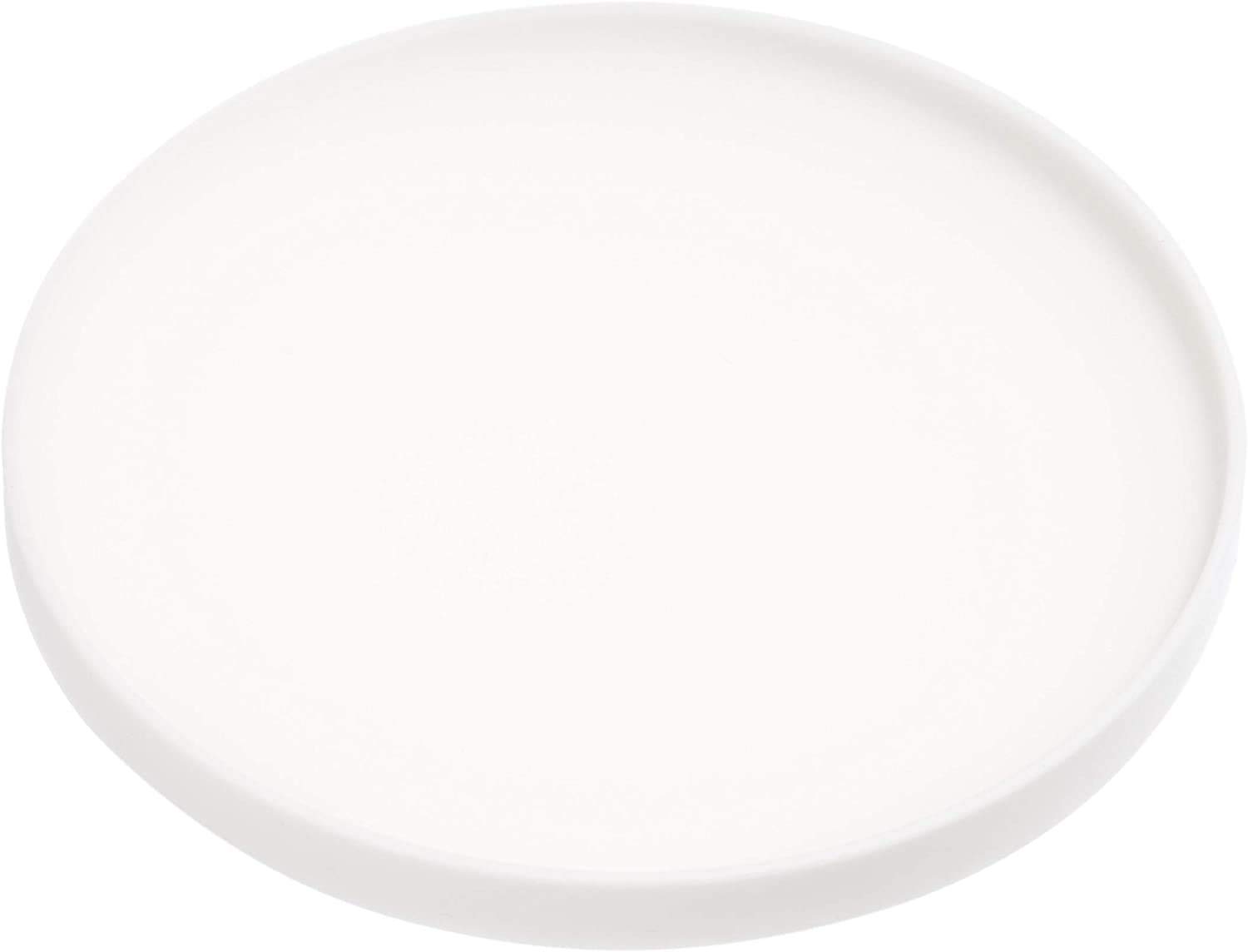 YAMAZAKI Home Tower Coasters Set of 6 - White Drink Coasters for Coffee Table, Bar Counter & Dining Table - Durable & Stylish Home Decor Accessories