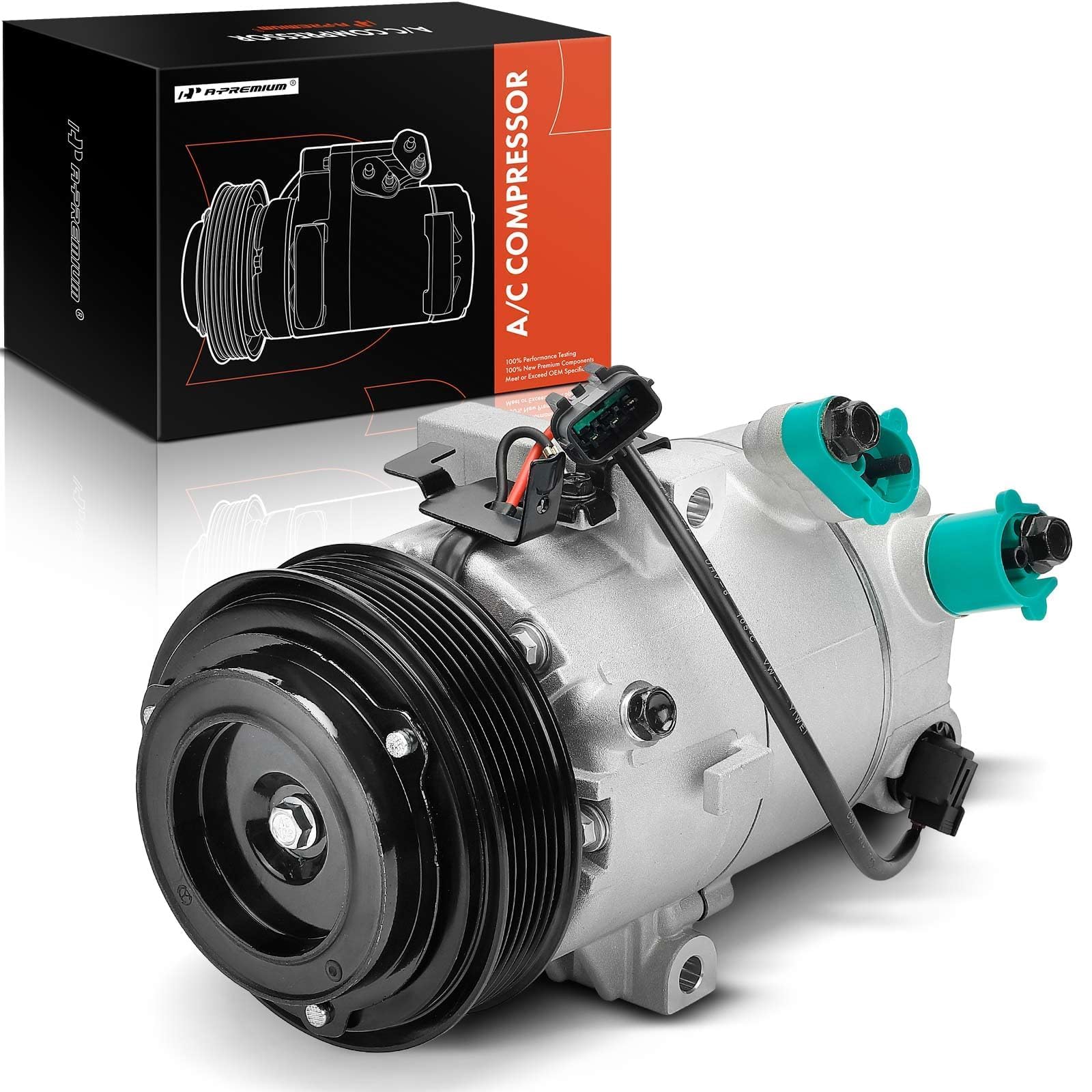 Premium AC Compressor with Clutch for 2017-2020 Hyundai Elantra 2.0L - High Performance Auto Air Conditioning Replacement Part - Perfect for Summer Road Trips & Hot Weather Commuting