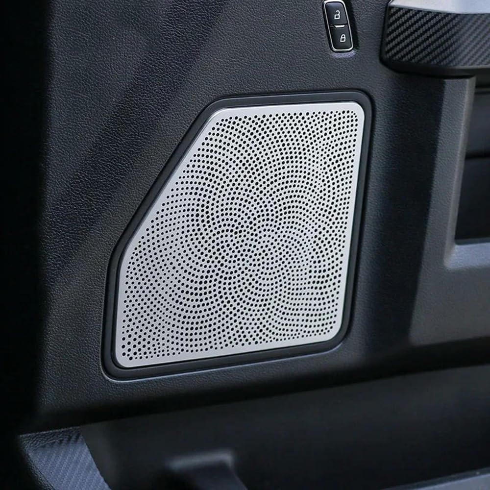 Premium Car Speaker Cover Trim for Ford F150 2015-2023 Models - Replacement Door Speaker Grille - Perfect for Audio Upgrades & Interior Protection