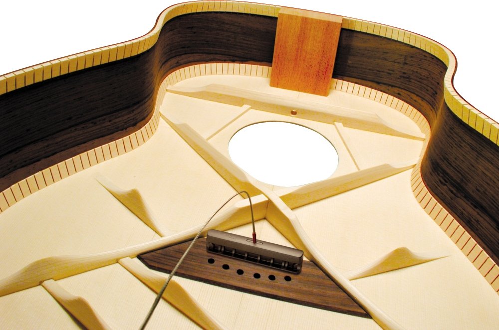 LR Baggs Passive Bridge Plate Transducer with Strapjack for Steel String Acoustic Guitars - Perfect for Live Performances & Studio Recording