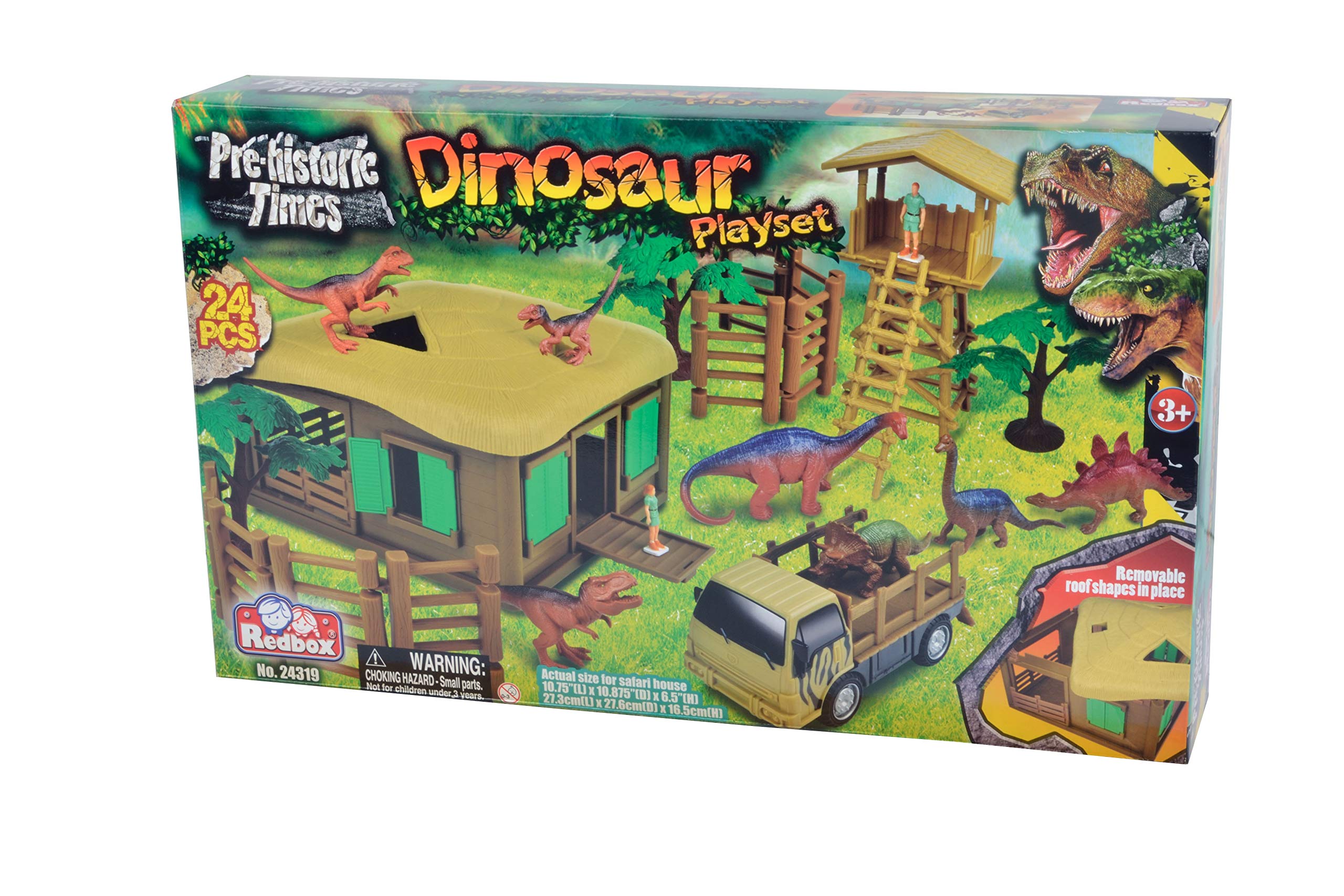 Red Dinosaur Toy Playset for Kids - Educational STEM Learning Toy for Boys & Girls - Perfect for Birthday Gifts, Classroom Activities & Pretend Play