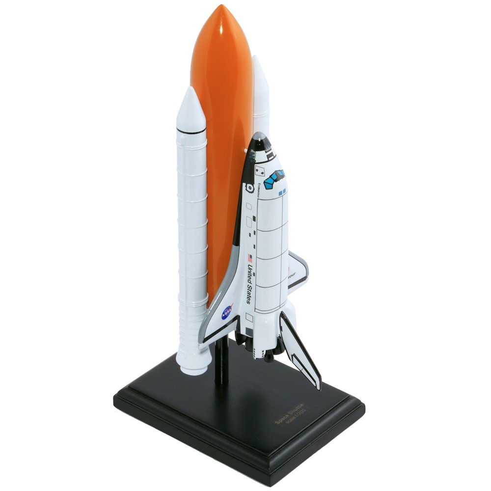 Mastercraft Collection 1/200 Scale Space Shuttle Endeavour Full Stack Model - Detailed NASA Replica for Collectors & Space Enthusiasts - Perfect for Display, Gifts & Educational Purposes